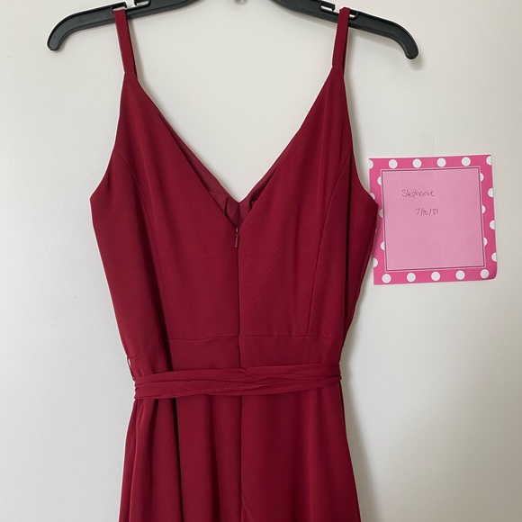 Red bridesmaid dress - Picture 2 of 3